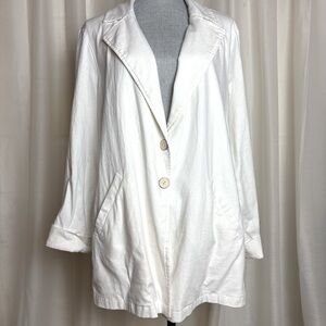 Torrid Unconstructed Elastic Back Waist Jacket